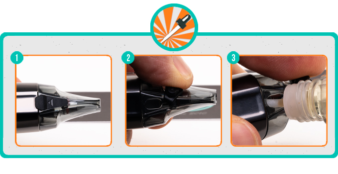 Remplissage du Pod Luxe X3 Vaporesso